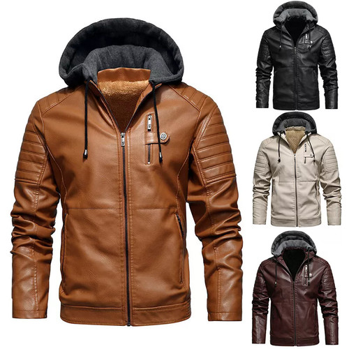 Giacca moto uomo ecopelle - uomo,