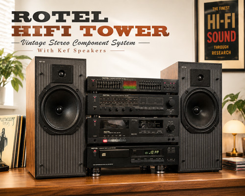 Rotel hifi tower rare - hifi, 🌈rare🌈
