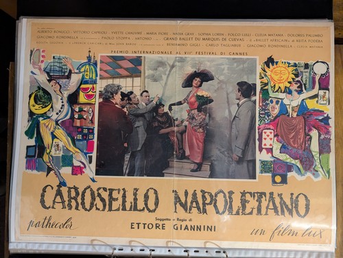 Locandina originale carosello - originale,