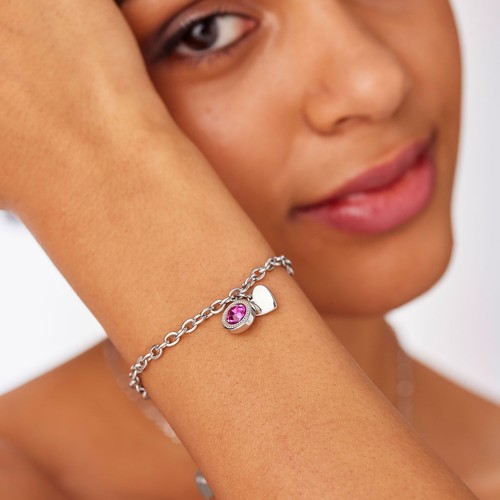 Bracciale sagapo cuore punto - bracciale,