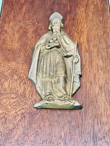 Antico bauletto legno con - in,