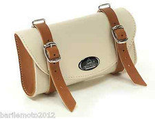 Borsello Sottosella Porta Oggetti Bici Torino - City Simil Pelle Miele / Crema