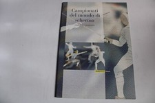 L68-FOLDER CAMPIONATI MONDO SCHERMA  FRANCOBOLLO BUSTA REPUBBLICA ITALIA SPADA