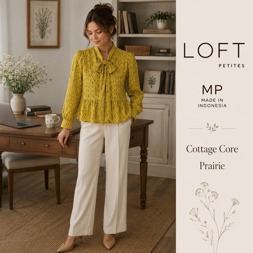 Camicetta loft donna gialla - camicetta, mp
