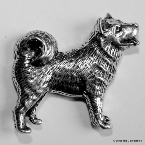 Husky pewter pin brooch - pin,