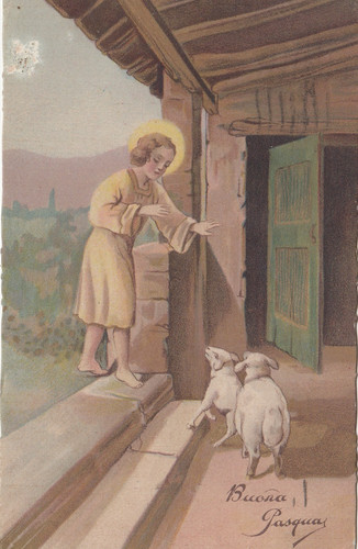 Cartolina augurale buona - ,