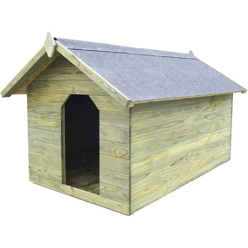 Cuccia per cani legno esterno - cuccia,