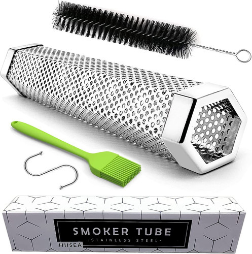 Tubo affumicatore pellet - a,