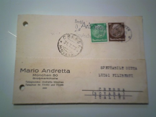 Cartolina postale per cressa - cartolina,