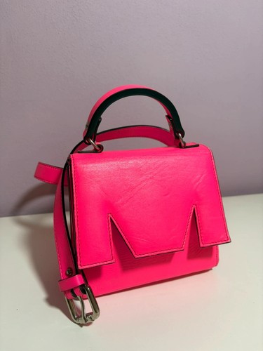 Mini borsa msgm fucsia neon - msgm, /