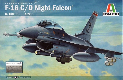 Italeri 0188 c d - f-16, c/d