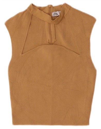 Blusa donna zara crop senza - zara,
