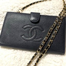Portafoglio chanel grande logo - portafoglio,