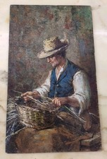 Quadro olio tavola - quadro, su