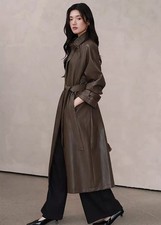 Cappotto Lungo Marrone Scuro