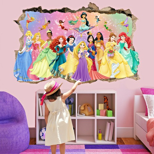 Tutte principesse adesivi - le,