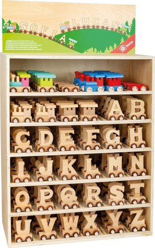 Treno alphabetico legno - treno,