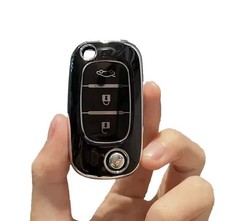 Cover Protezione Chiave Silicone Nero Lucido SMART 453 FORTWO FORFOUR  EQ BRABUS