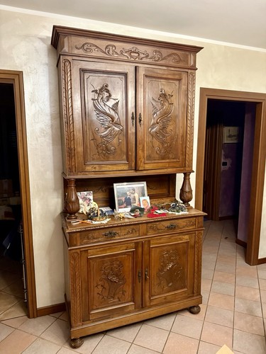 Antica credenza doppio - credenza,