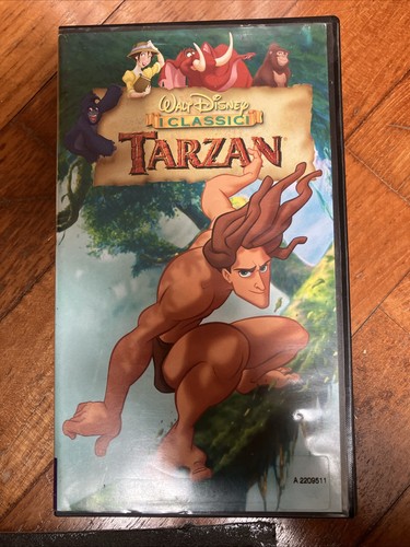 Videocassetta vhs tarzan - videocassetta, "