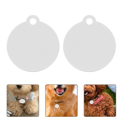Pezzi tag cani alluminio - tag, id