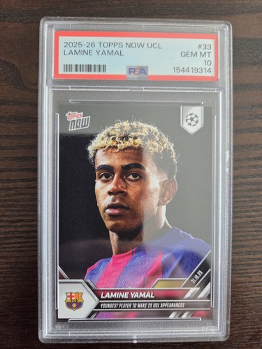 Lamine yamal 2025 topps now - yamal,
