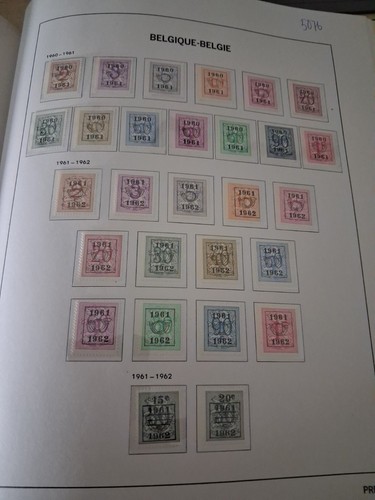 Francobolli postali belgio - postali, mnh