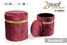 SET 2 POUF CONTENITORE IN