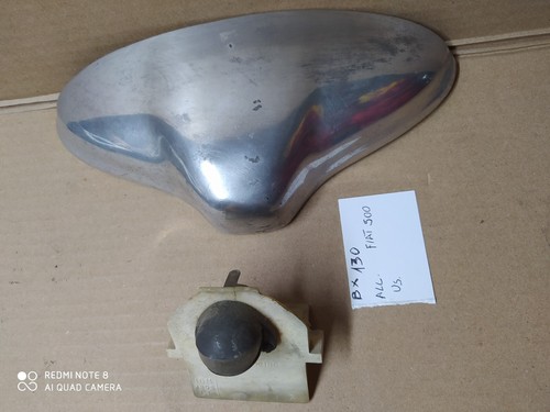 Luce targa fiat 500 alluminio - luce, (alluminio