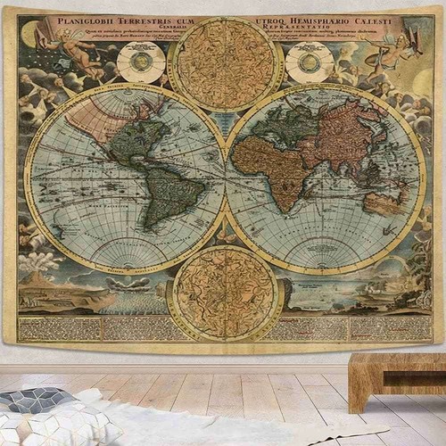 Angelo mappa del mondo wall - mappa,