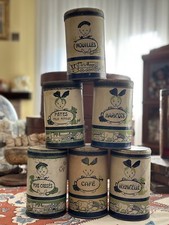 Serie 6 vecchie scatole in