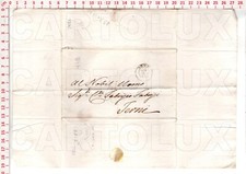 F8042 DOCUMENTO STORICO FOGLIO 1847 DA ROMA A TERNI CONTE FABRIZI