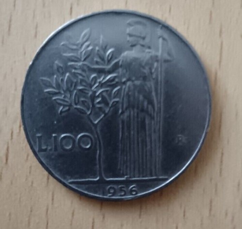 Moneta 100 lire - del, 1956