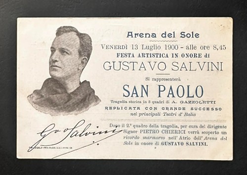 Antica cartolina gustavo - cartolina,