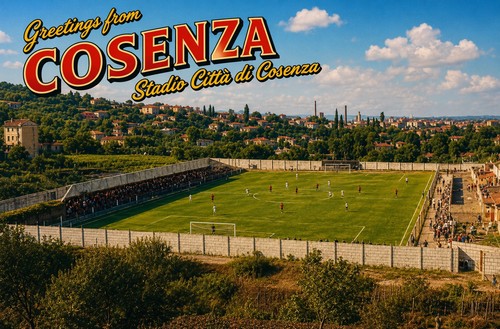 Cartolina moderna stadio - cartolina,