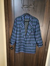 Giacca blazer tweed quadri - blazer, a