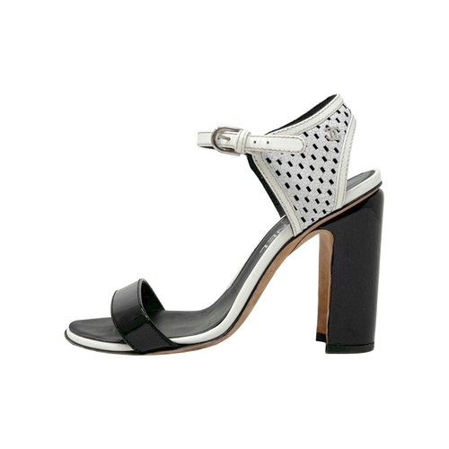 Sandali chanel bicolore - sandali,