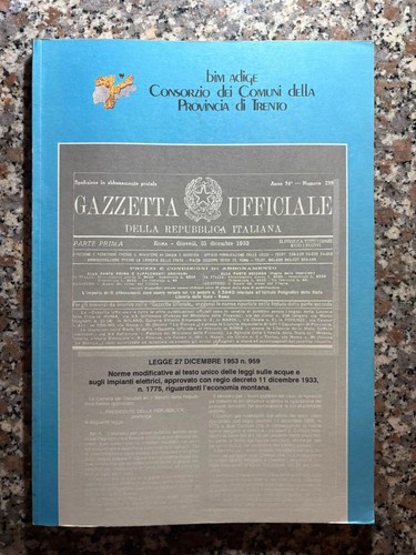 Legge 959 idroelettrico - legge,
