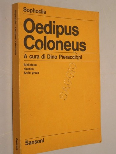 Oedipus coloneus biblioteca - oedipus,