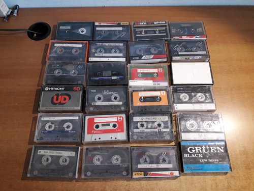 24x musicassette miste usate - miste,