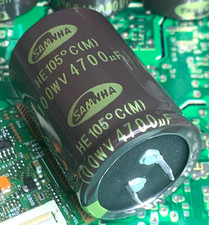 Samwha 4700uF 100V 105° Ø35x50mm Condensatore Snap-In