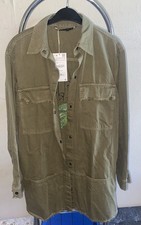 Giacca ZARA kaki cotone