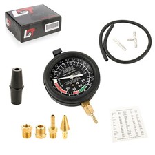 11 Pezzi Tester Sottovuoto Pompa Benzina Manometro Sottovuoto Valigetta per ALFA ROMEO