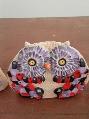 Gufo ceramica artigianale - ceramica,