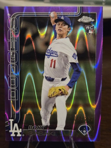 2025 topps chrome - roki, sasaki