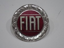 FIAT FREGIO STEMMA LOGO EMBLEMA IN METALLO PER COFANO AUTO D'EPOCA