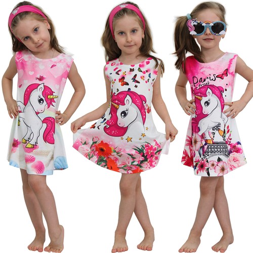 Abito estivo unicorno bambina