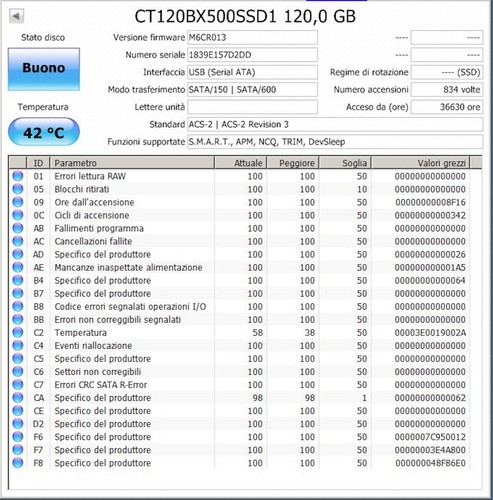 Hard disk crucial bx500 - hard,