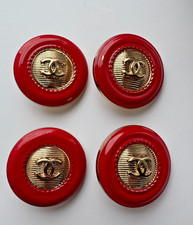 Set 4 bottoni CHANEL smalto