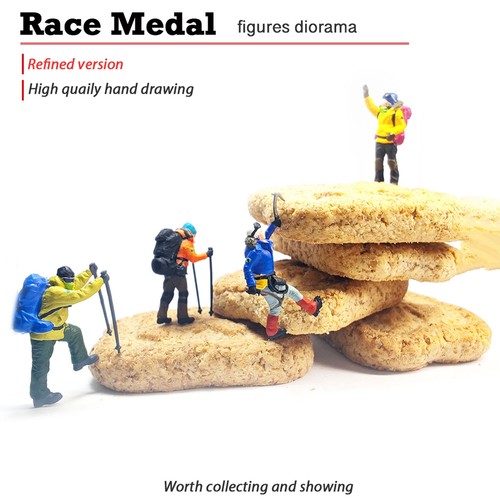Painted figure model - 1:64,